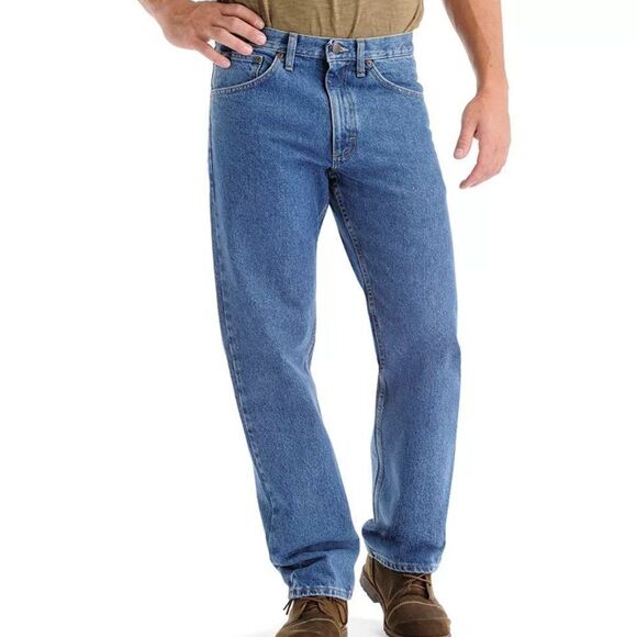 LEE Big & Tall Regular Fit Straight Leg Denim Jeans Mens Size 52x32 Cotton NWT - Picture 4 of 11